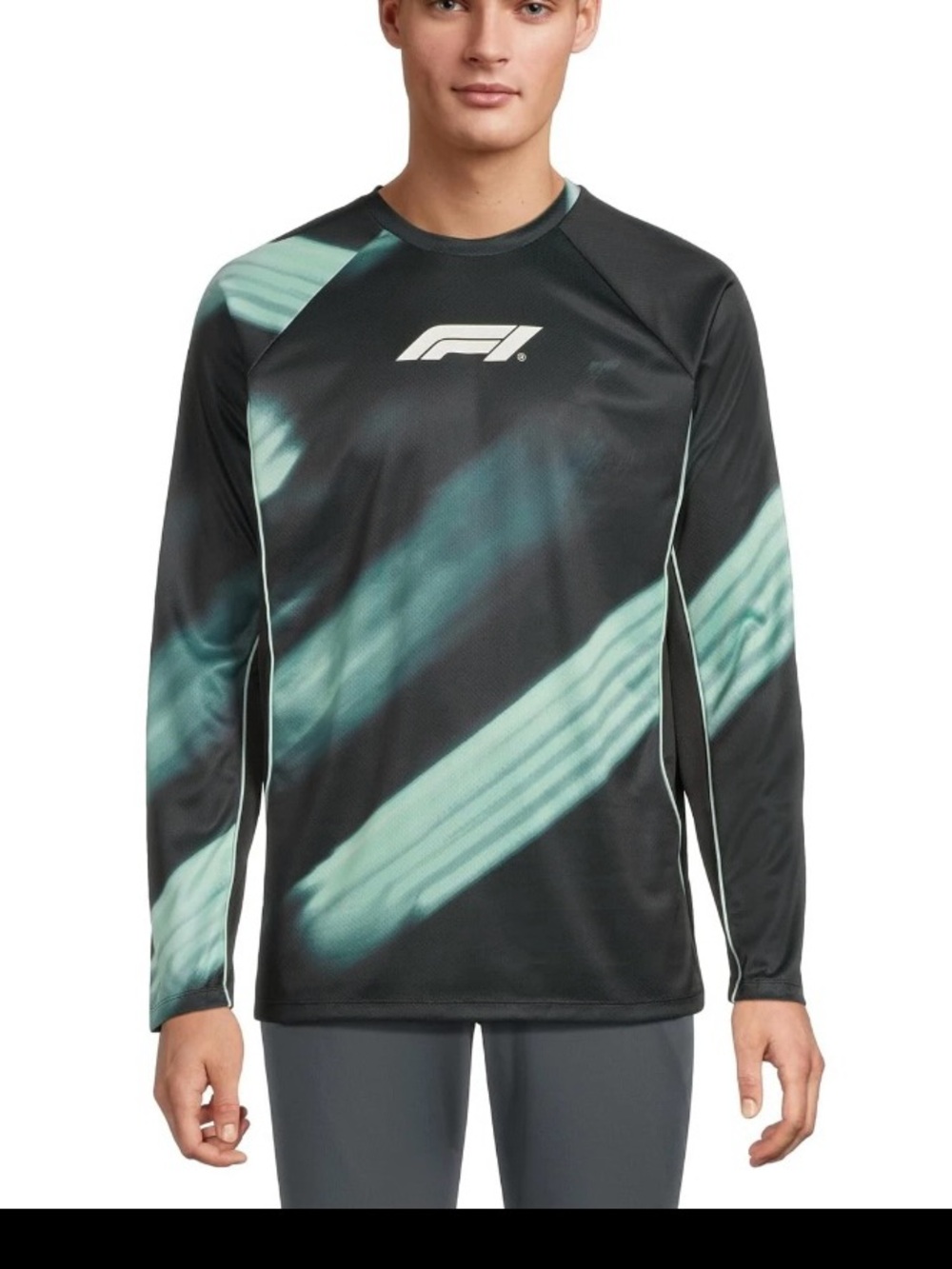PUMA Mens Formula 1 Lifestyle Racing Jersey Green Terrain new